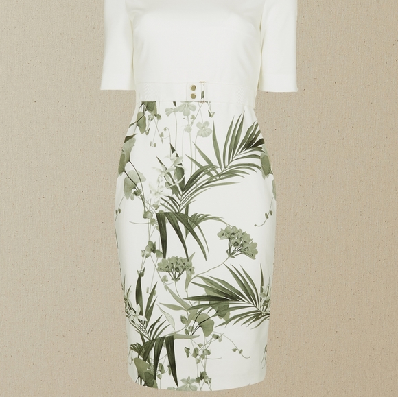 Ted Baker London - Highland Mid Sleeve Bodycon Dress - Picture 11 of 12